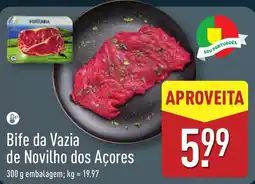 ALDI Bife da Vazia de Novilho dos Açores promoção