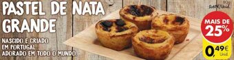 Pingo Doce Pastel de Nata Grande 80g promoção
