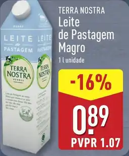 ALDI TERRA NOSTRA Leite de Pastagem Magro promoção