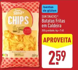 ALDI SUN SNACKS Batatas Fritas em Caldeira promoção