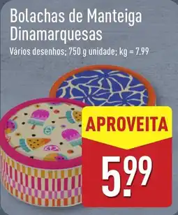 ALDI Bolachas de Manteiga Dinamarquesas promoção