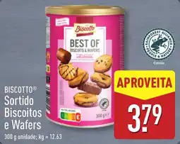 ALDI BISCOTTO Sortido Biscoitos e Wafers promoção