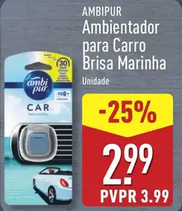 ALDI AMBIPUR Ambientador para Carro Brisa Marinha promoção