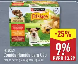 ALDI FRISKIES Comida Húmida para Cão promoção