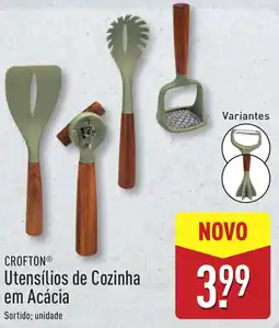 ALDI CROFTON Utensílios de Cozinha em Acácia promoção