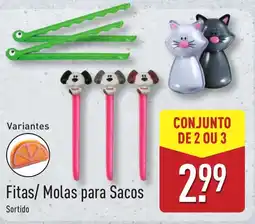 ALDI Fitas/ Molas para Sacos promoção