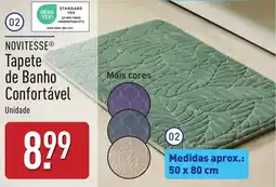 ALDI NOVITESSE Tapete de Banho Confortável promoção