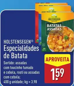 ALDI HOLSTENSEGEN Especialidades de Batata promoção