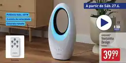 ALDI AMBIANO Ventoinha Design promoção