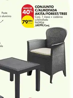 Pingo Doce Conjunto c/almofada akita/forest/tree promoção