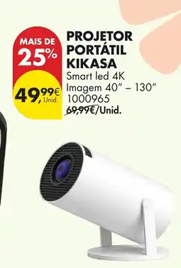 Pingo Doce Projetor portátil kikasa promoção