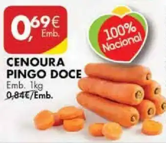 Pingo Doce Cenoura Pingo Doce 1kg promoção