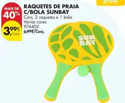 Pingo Doce Raquetes de praia c/bola sunbay promoção