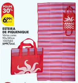 Pingo Doce Esteira de piquenique promoção