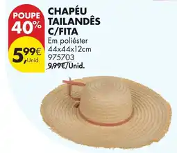 Pingo Doce Chapéu tailandês c/fita promoção