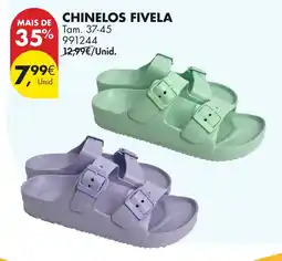 Pingo Doce Chinelos fivela promoção