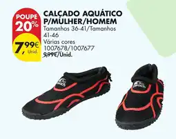 Pingo Doce Calçado aquático p/mulher/homem promoção