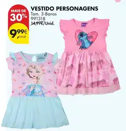 Pingo Doce Vestido personagens promoção