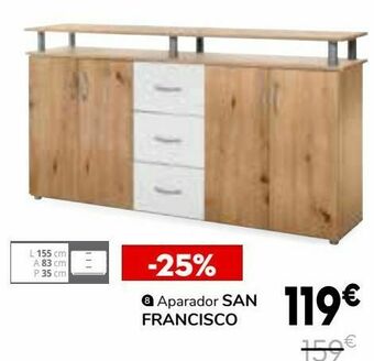 Conforama Aparador sala de estar promoção