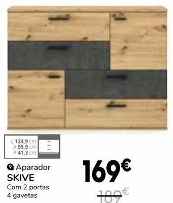 Conforama Aparador sala de estar promoção