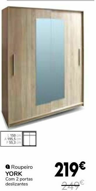 Conforama Roupeiro promoção