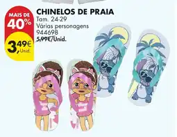 Pingo Doce Chinelos de praia promoção