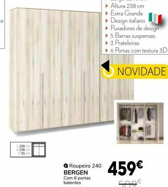 Conforama Roupeiro promoção