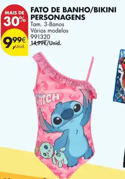 Pingo Doce Fato de banho/bikini personagens promoção