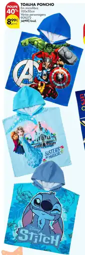 Pingo Doce Toalha poncho promoção