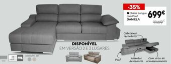 Conforama Chaise longue promoção