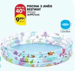 Pingo Doce Piscina 3 anéis bestway promoção