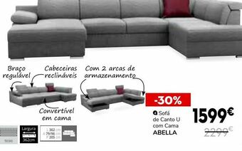 Conforama Sofá de esquina promoção