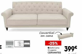 Conforama Sofá cama promoção