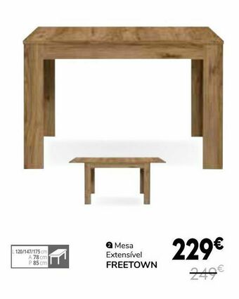 Conforama Mesa extensível promoção