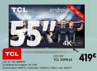 Conforama Smart tv tcl promoção