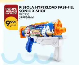 Pingo Doce Pistola hyperload fast-fill sonic x-shot promoção