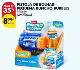 Pingo Doce Pistola de bolhas pequena buncho bubbles promoção