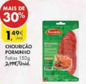 Pingo Doce Chourição Porminho 150g promoção