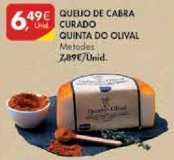 Pingo Doce Queijo de Cabra Curado Quinta do Olival promoção
