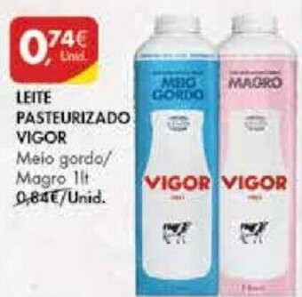Pingo Doce Leite Pasteurizado Vigor 1lt promoção