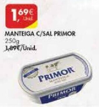 Pingo Doce Manteiga c/Sal Primor 250g promoção