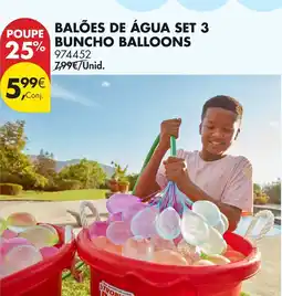 Pingo Doce Balões de água set 3 buncho balloons promoção
