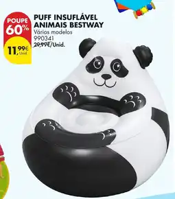Pingo Doce Puff insuflável animais bestway promoção