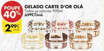 Pingo Doce Gelado Carte D'Or Olá 900ml promoção