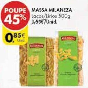 Pingo Doce Massa Milaneza 500g promoção