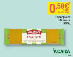 Recheio Esparguete Milaneza promoção