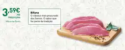 Recheio Bifana de Porco promoção