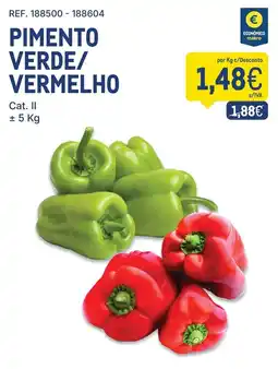 Makro Pimento verde/ vermelho promoção