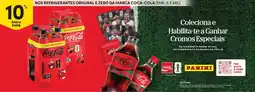 Continente Nos refrigerantes original e zero da marca coca-cola promoção