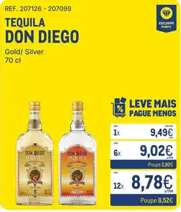 Makro Tequila don diego promoção